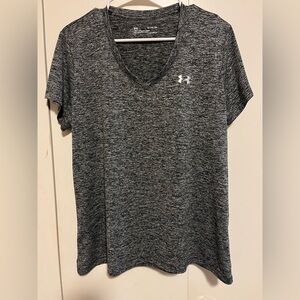 Under Armour Gray Fitted Short Sleeve T-Shirt